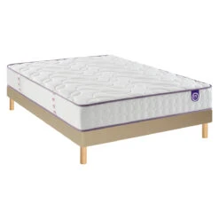Ensemble Matelas Cosy Lit + Sommier à Lattes -Ameublement De Maison e94b3b9ee338911231b0384ce0525556