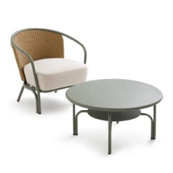 Fauteuil De Jardin Métal Acier Et Résine, Joati -Ameublement De Maison ead3a3a559948a74157654c1605c3646