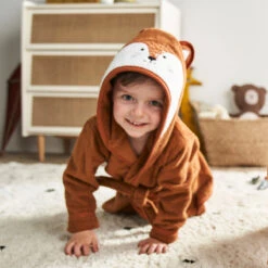 Peignoir Bébé Et Enfant à Capuche Coton Bio, Serge -Ameublement De Maison ebcf3244a56a7b1021ddaaf84591f954