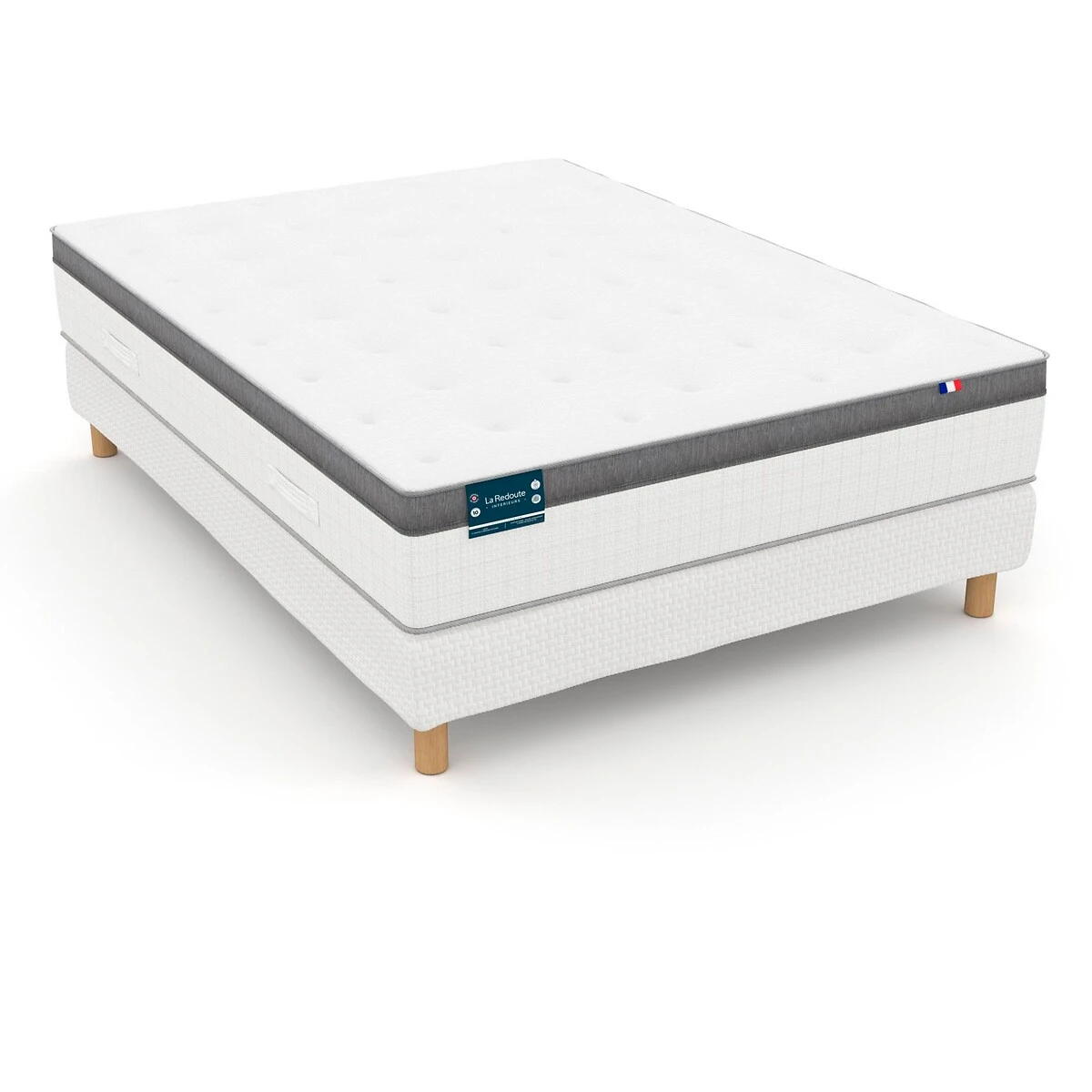 Sommier Tapissier Boxspring à Lattes 6 Sommier Tapissier Boxspring à Lattes – Image 4