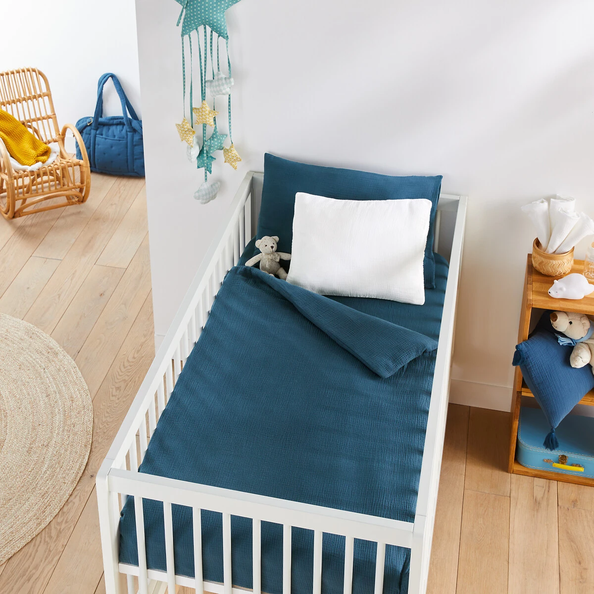 Drap-housse Bébé Gaze De Coton Bonnet 17 Cm, Kumla 13 Drap-housse Bébé Gaze De Coton Bonnet 17 Cm, Kumla – Image 11