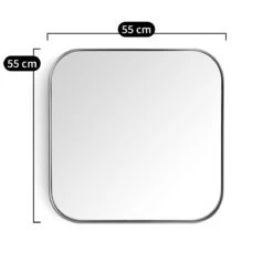 Miroir Carré Nickel Satiné, H55cm, Caligon 21 Miroir Carré Nickel Satiné, H55cm, Caligon -Ameublement De Maison f03a0f41b87aa5a933da6e5bac25f3bd