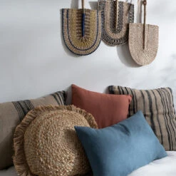 Coussin Rond En Jute, Ceylan -Ameublement De Maison f0e47d18f321c3599ee939e16fd040fd