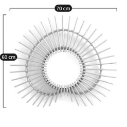 Miroir En Rotin Forme Cœur 70x60 Cm, Nogu -Ameublement De Maison f160bf2bdef6b0d2763a9862978532fe
