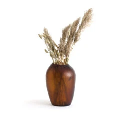 Vase En Verre Teinté H28 Cm, Ambrine