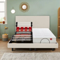 Ensemble Sommier Relaxation Escapade + Tête De Lit -Ameublement De Maison f44188dda772f69caa9d5f91d97ba1fd