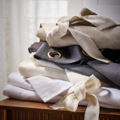 Rideau En Lin Doublé Nouettes Colin -Ameublement De Maison f7367be1049129dfcabbdd83a1046534