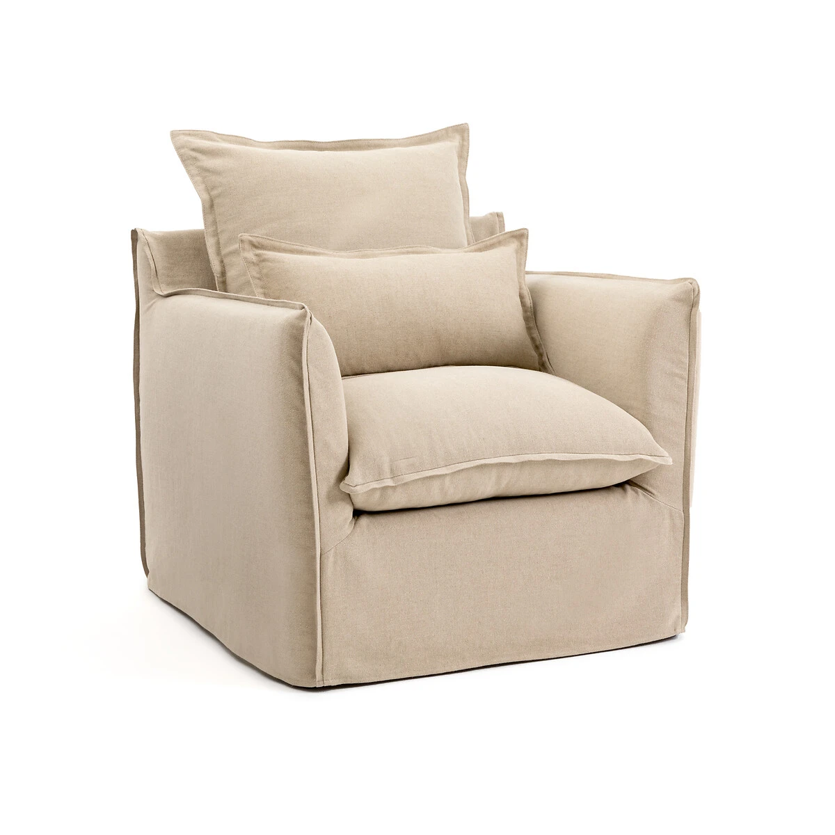 Housse De Fauteuil En Lin épais, Odna 10 Housse De Fauteuil En Lin épais, Odna – Image 8