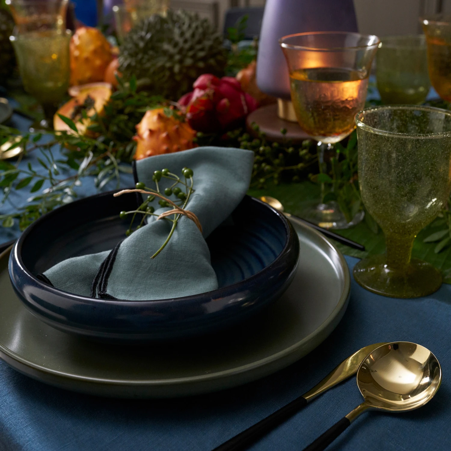 4 Assiettes Plates Grès émaillé, Akira 16 4 Assiettes Plates Grès émaillé, Akira – Image 14