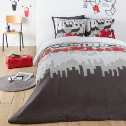 Drap-housse Coton, Urban Graph -Ameublement De Maison fd98cc2e416da58e0abb66f1c3f47f6c 1